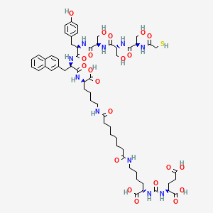 Chemical structure of PSMA I&S TFA