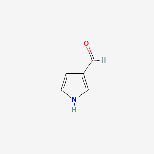 Chemical structure of Pyrrole-3-carboxaldehyde