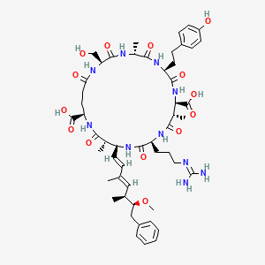 Chemical structure of QL9 TFA