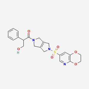 Chemical structure of (Rac)-Etavopivat