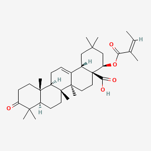 Chemical structure of Lantadene A