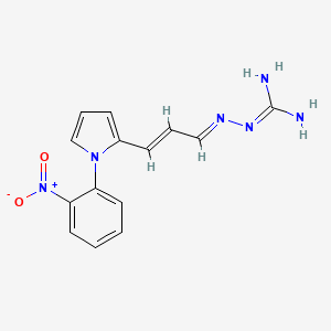 Chemical structure of Resomelagon