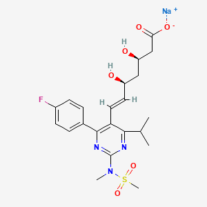 Chemical structure of Rosuvastatin Sodium