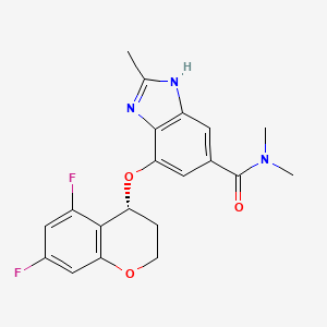 Chemical structure of (R)-Tegoprazan