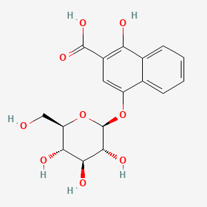 Chemical structure of Rubinaphthin A