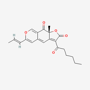 Chemical structure of Rubropunctatin