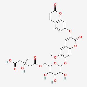 Chemical structure of Rutarensin