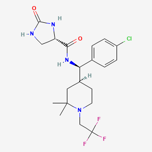 Chemical structure of (R)-V-0219 hydrochloride