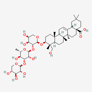Chemical structure of Sapindoside B