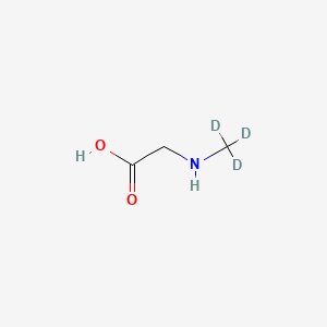 Chemical structure of Sarcosine-d3