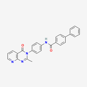 Chemical structure of SARS-CoV-2 nsp13-IN-1