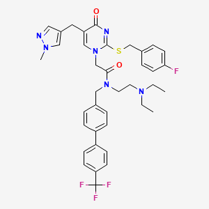 Chemical structure of SB-435495