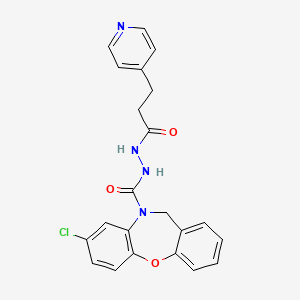 Chemical structure of SC 51089 free base