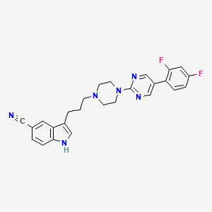 Chemical structure of SERT-IN-2