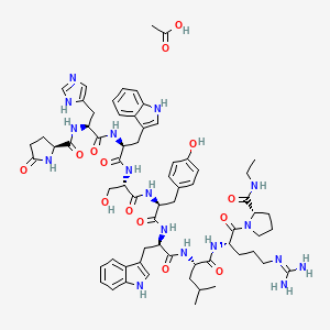 Chemical structure of sGnRH-A acetate