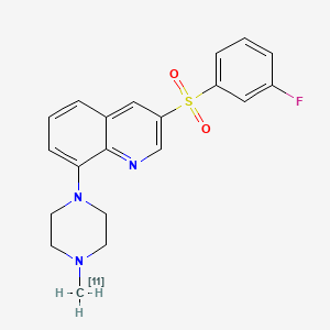 Chemical structure of SHP2-IN-9