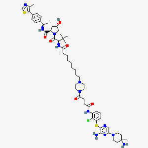 Chemical structure of SHP2 protein degrader-2