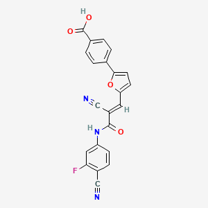 Chemical structure of SIRT5 inhibitor 3