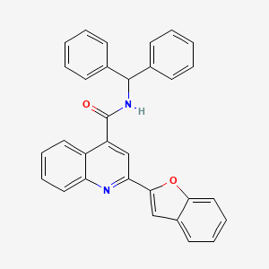Chemical structure of SIRT6 activator 12q