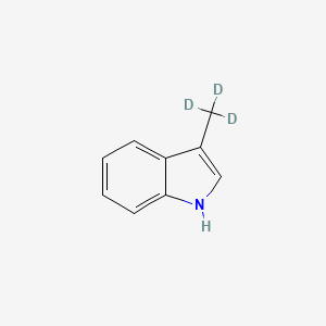 Chemical structure of Skatole-d3