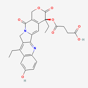 Chemical structure of SN38-COOH