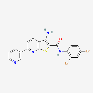 Chemical structure of SOD1-Derlin-1 inhibitor-1