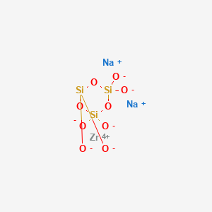 Chemical structure of Sodium zirconium cyclosilicate