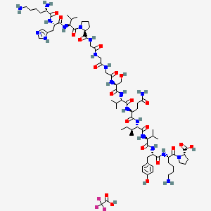 Chemical structure of SOR-C13 TFA