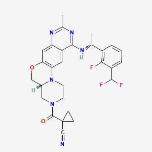 Chemical structure of SOS1-IN-15