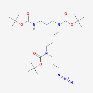 Chemical structure of Spermine(N3BBB)