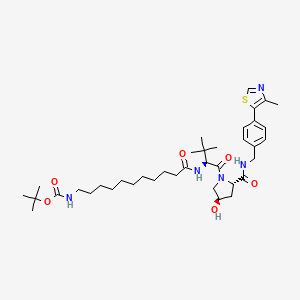 Chemical structure of (S,R,S)-AHPC-C10-NHBoc