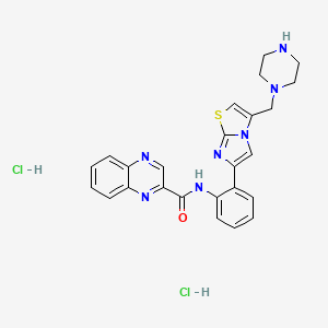 Chemical structure of SRT 1720 dihydrochloride