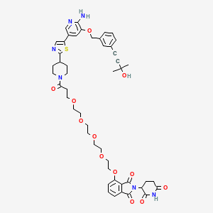 Chemical structure of SS47 TFA