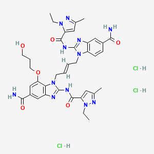 Chemical structure of STING agonist-3 trihydrochloride