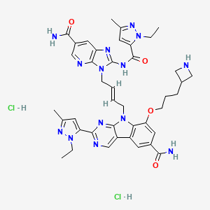 Chemical structure of STING agonist-8 dihydrochloride