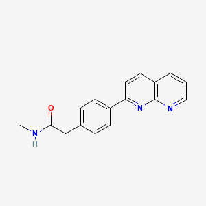 Chemical structure of Succinate/succinate receptor antagonist 1