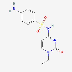 Chemical structure of Sulfacytine