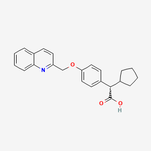 Chemical structure of (S)-Veliflapon