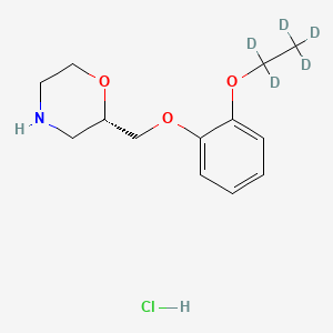 Chemical structure of (S)-Viloxazine-d5 hydrochloride