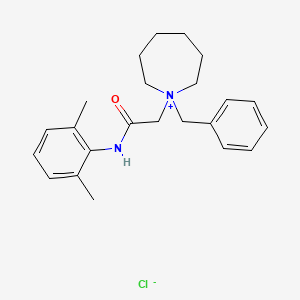 Chemical structure of Taplucainium chloride