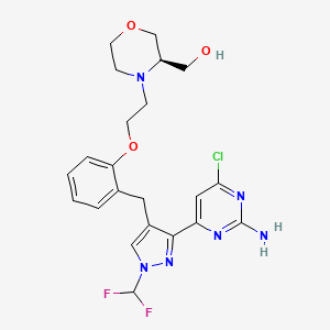 Chemical structure of TDI-11861