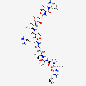 Chemical structure of Temporin A
