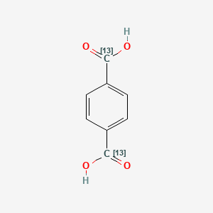 Chemical structure of Terephthalic acid-13C2