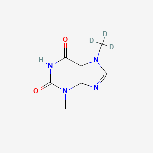 Chemical structure of Theobromine-d3