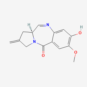 Chemical structure of Tomaymycin DM