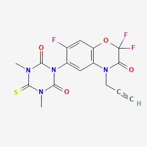 Chemical structure of Trifludimoxazin
