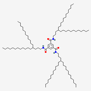Chemical structure of N1,N3,N5-Tris(4-dodecylhexadecyl)benzene-1,3,5-tricarboxamide