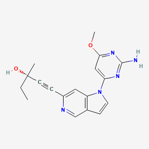 Chemical structure of TTBK1-IN-1