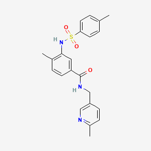 Chemical structure of Tubulin inhibitor 11