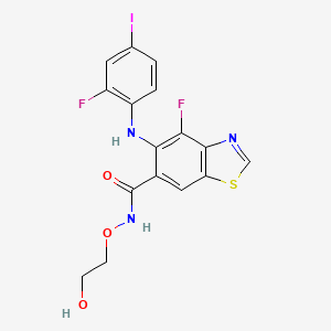 Chemical structure of Tunlametinib